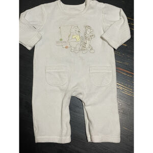 Disney Unisex Tigger & Pooh 3-6 Months Warm Fleece One Piece Outfit!